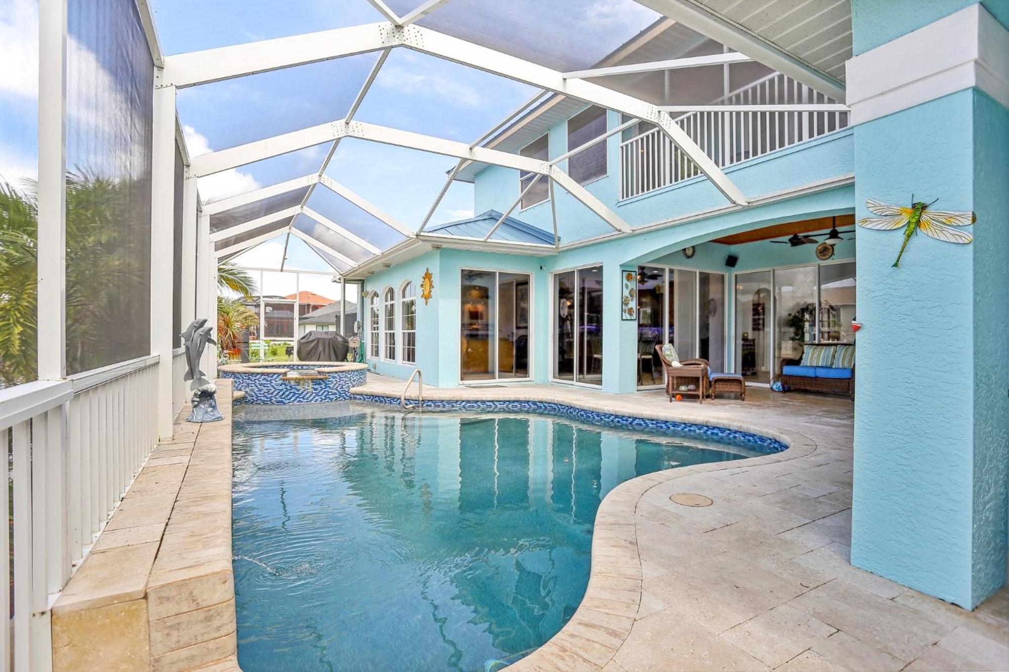 Cape Paradise B & B - Your Luxury Tropical Retreat Cape Coral Exteriör bild